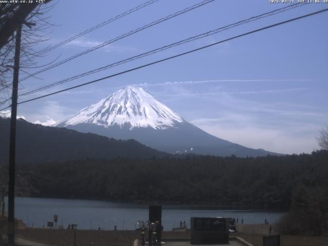 西湖からの富士山