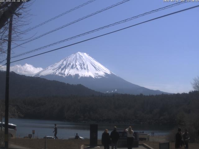 西湖からの富士山