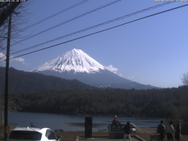 西湖からの富士山