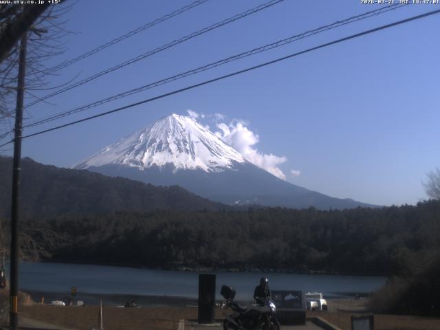 西湖からの富士山