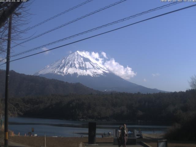 西湖からの富士山