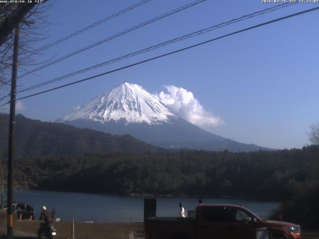 西湖からの富士山