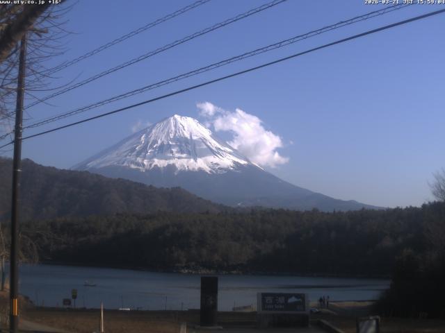 西湖からの富士山