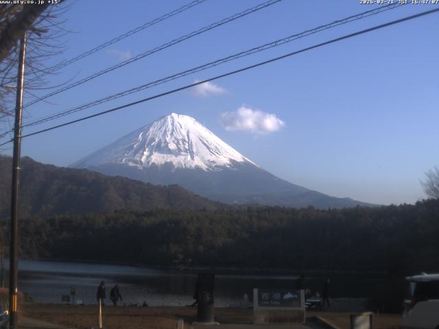 西湖からの富士山