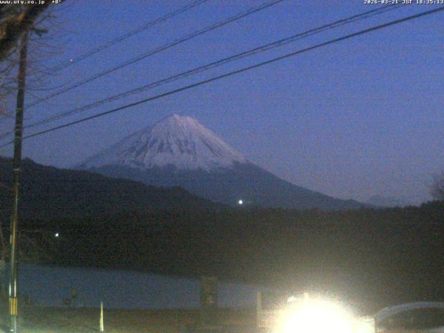 西湖からの富士山