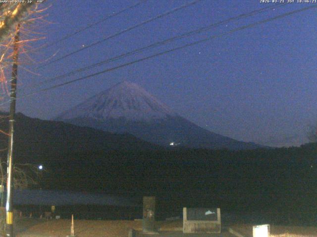 西湖からの富士山
