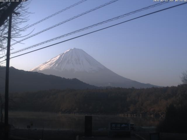 西湖からの富士山