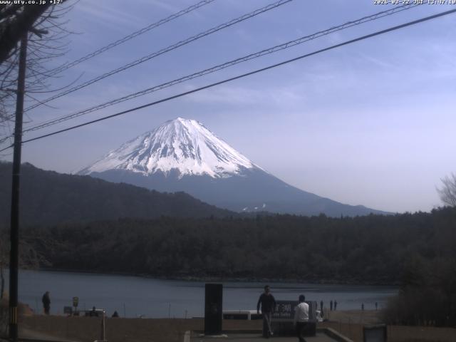 西湖からの富士山