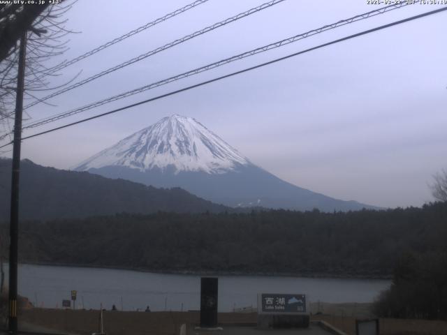 西湖からの富士山