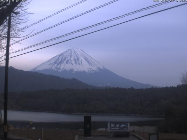 西湖からの富士山