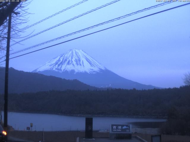西湖からの富士山