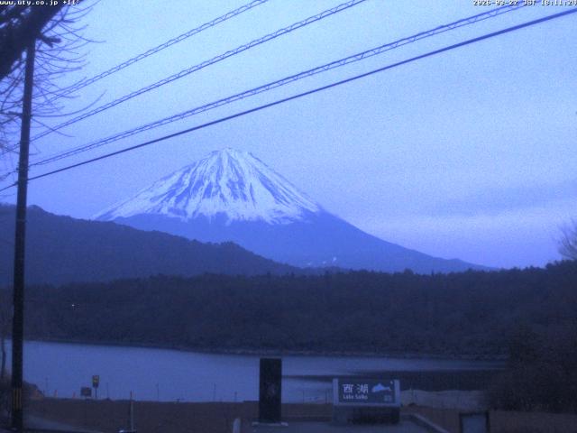西湖からの富士山