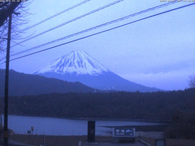 西湖からの富士山