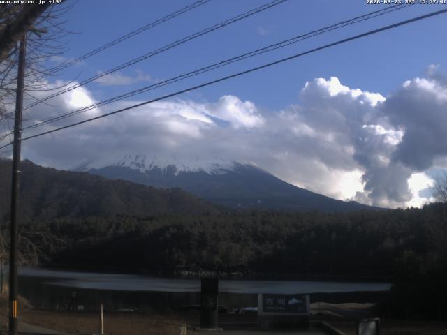 西湖からの富士山