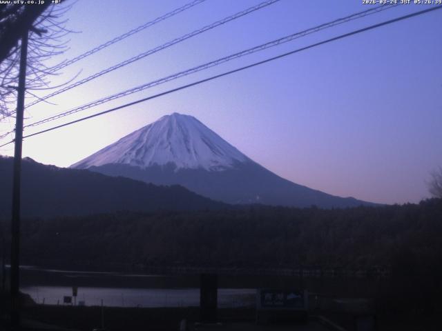 西湖からの富士山
