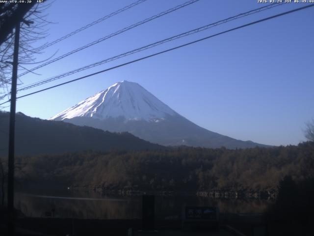 西湖からの富士山