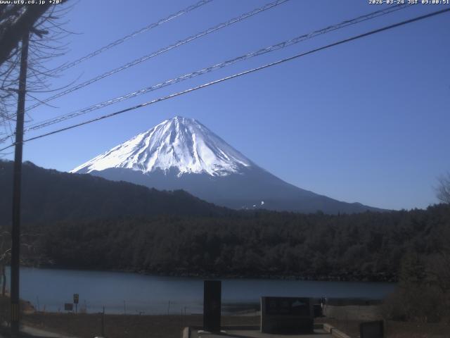 西湖からの富士山