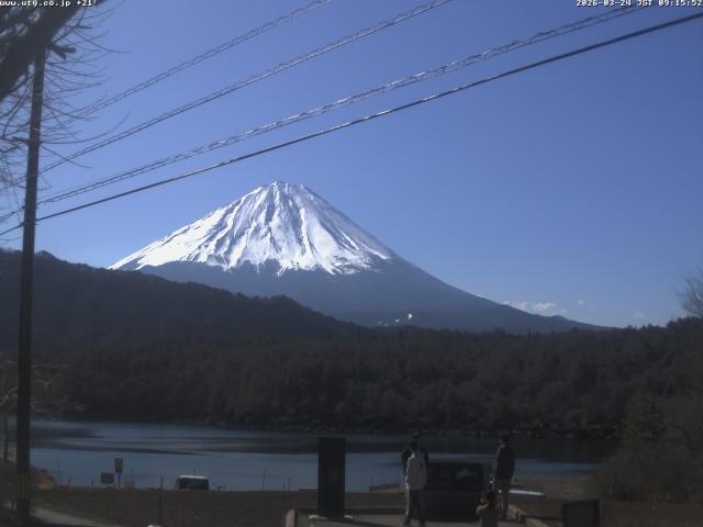 西湖からの富士山