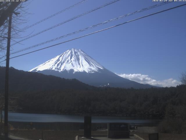 西湖からの富士山