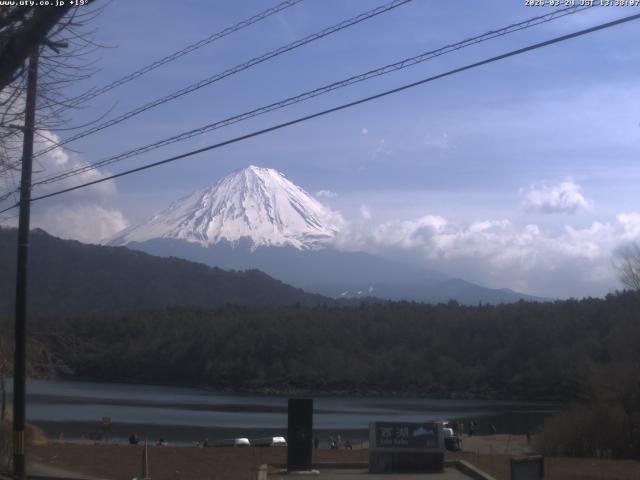 西湖からの富士山