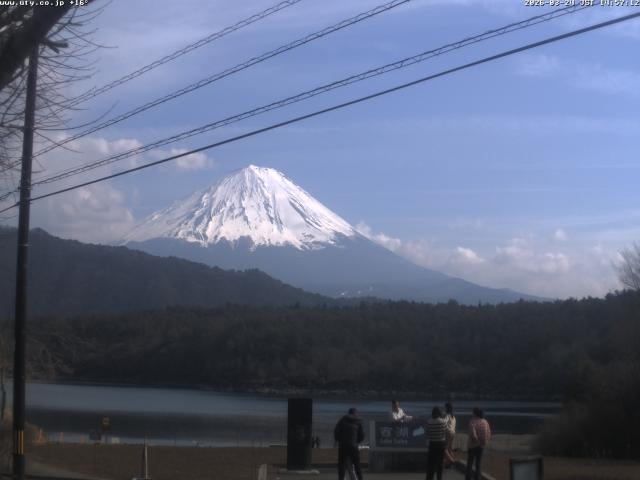 西湖からの富士山