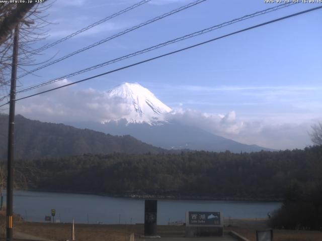 西湖からの富士山