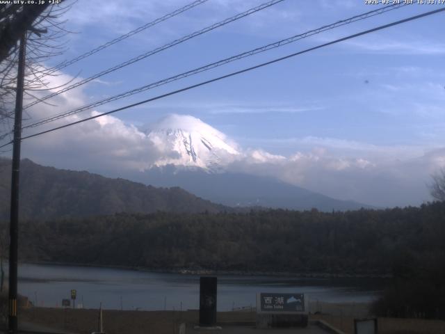 西湖からの富士山
