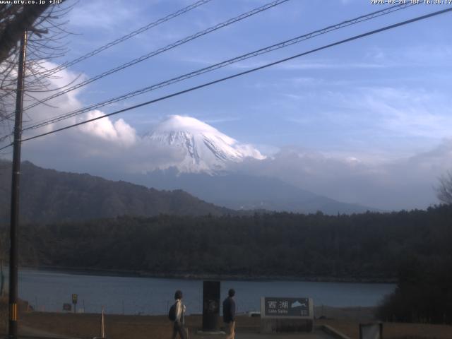 西湖からの富士山
