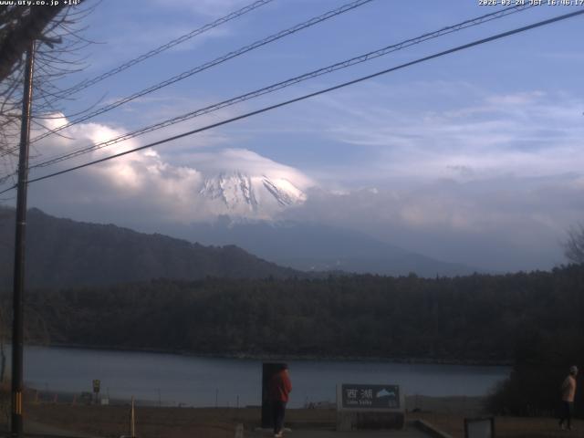 西湖からの富士山