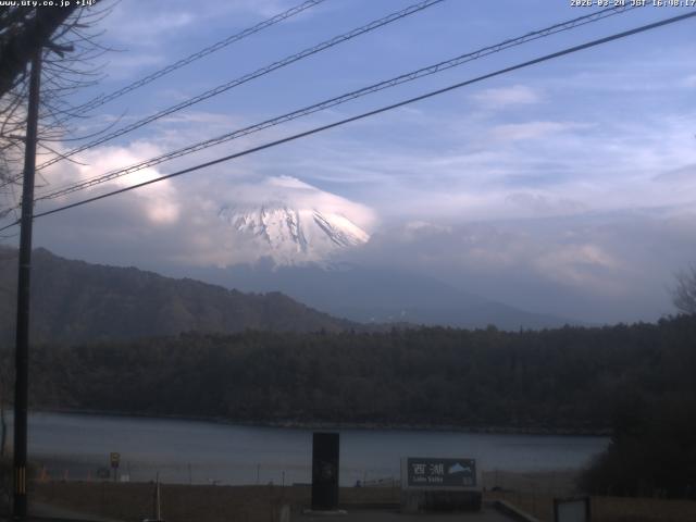 西湖からの富士山