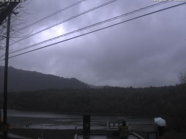 西湖からの富士山