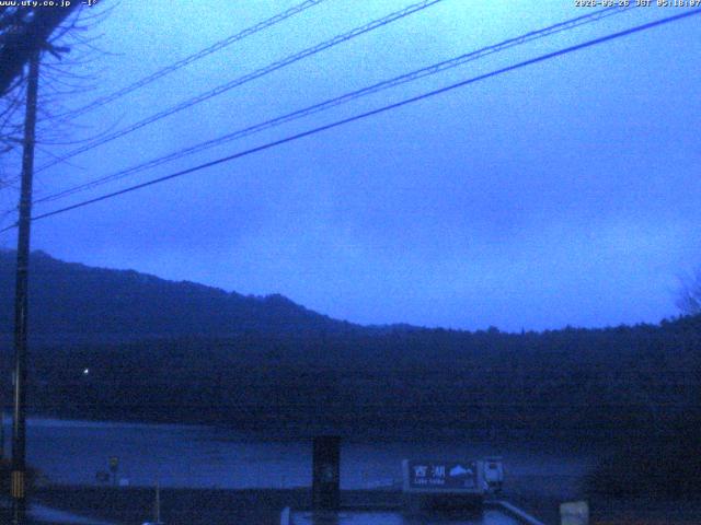 西湖からの富士山