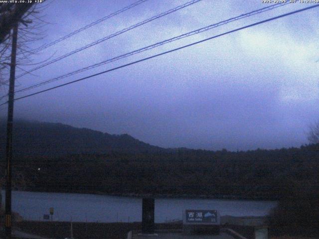 西湖からの富士山