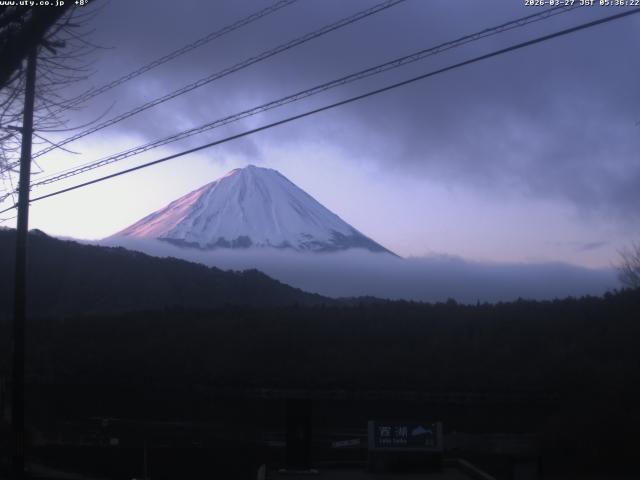 西湖からの富士山
