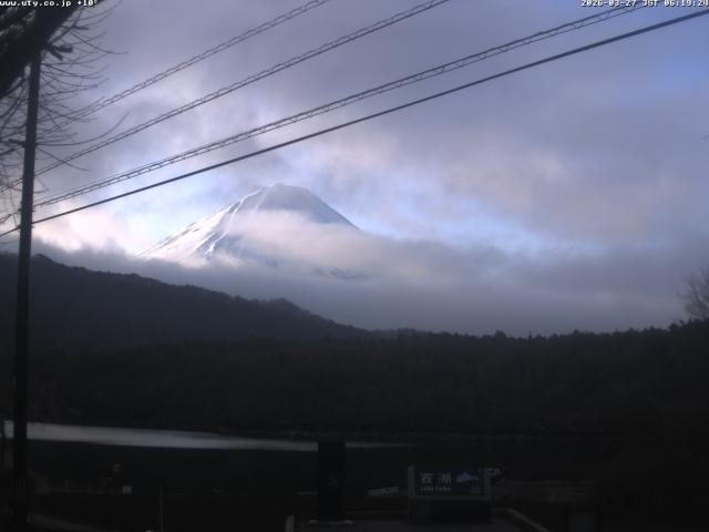 西湖からの富士山
