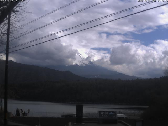 西湖からの富士山