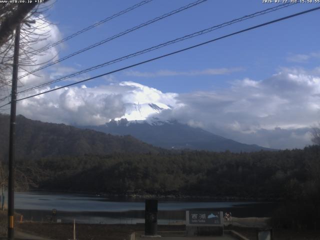 西湖からの富士山