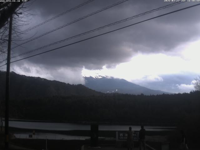 西湖からの富士山