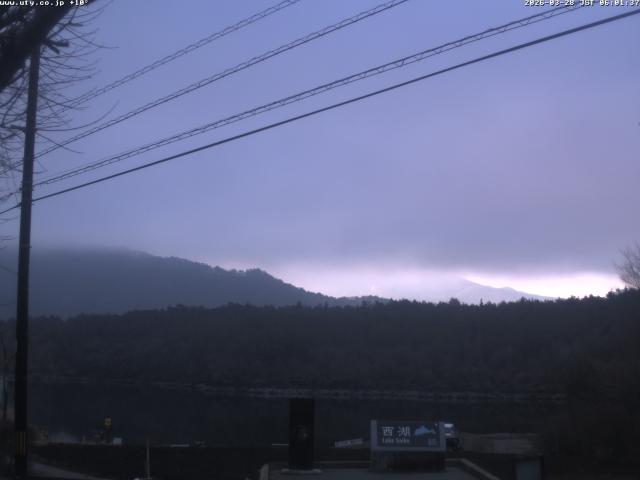 西湖からの富士山