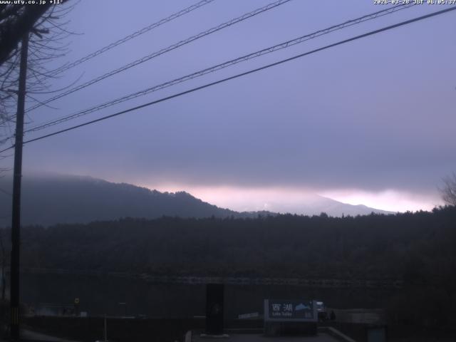 西湖からの富士山