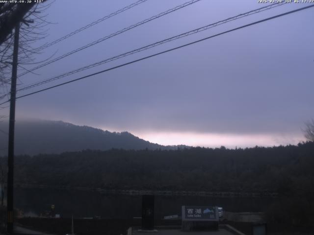 西湖からの富士山