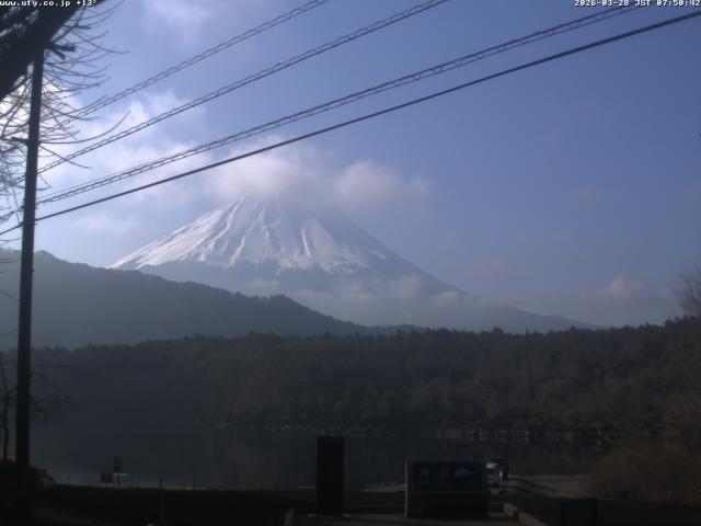 西湖からの富士山