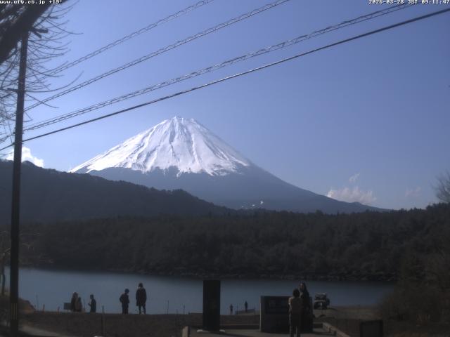 西湖からの富士山
