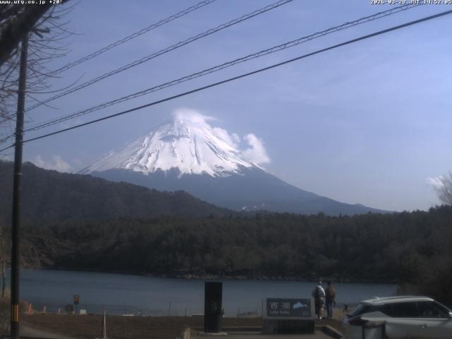 西湖からの富士山