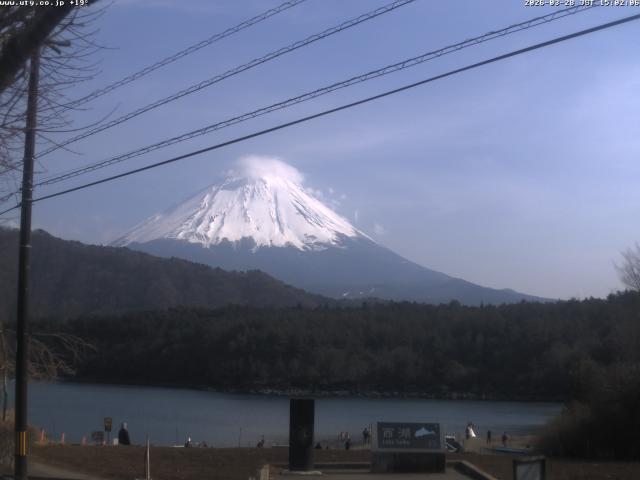 西湖からの富士山