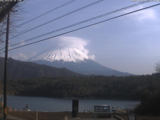 西湖からの富士山