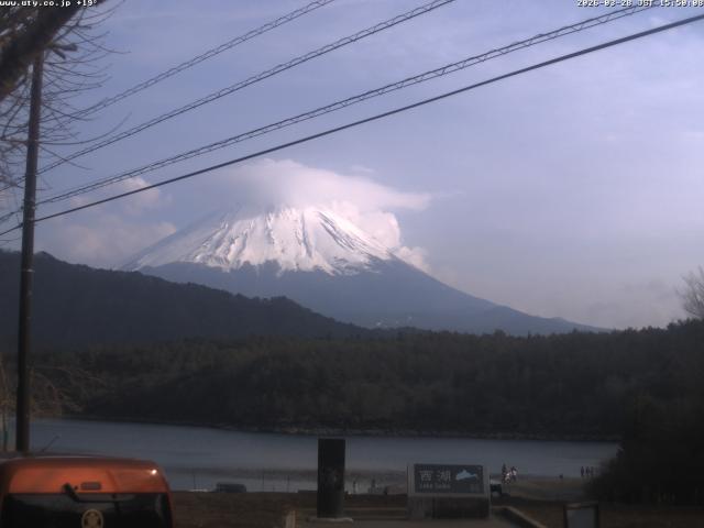 西湖からの富士山