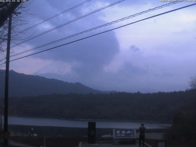 西湖からの富士山