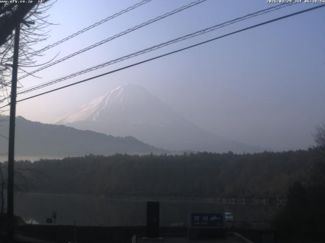 西湖からの富士山