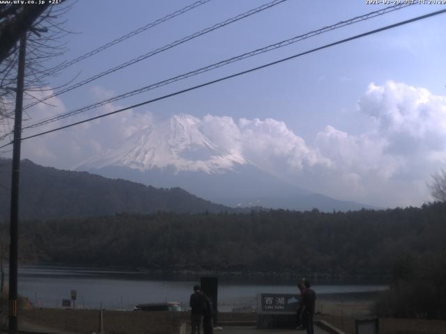 西湖からの富士山